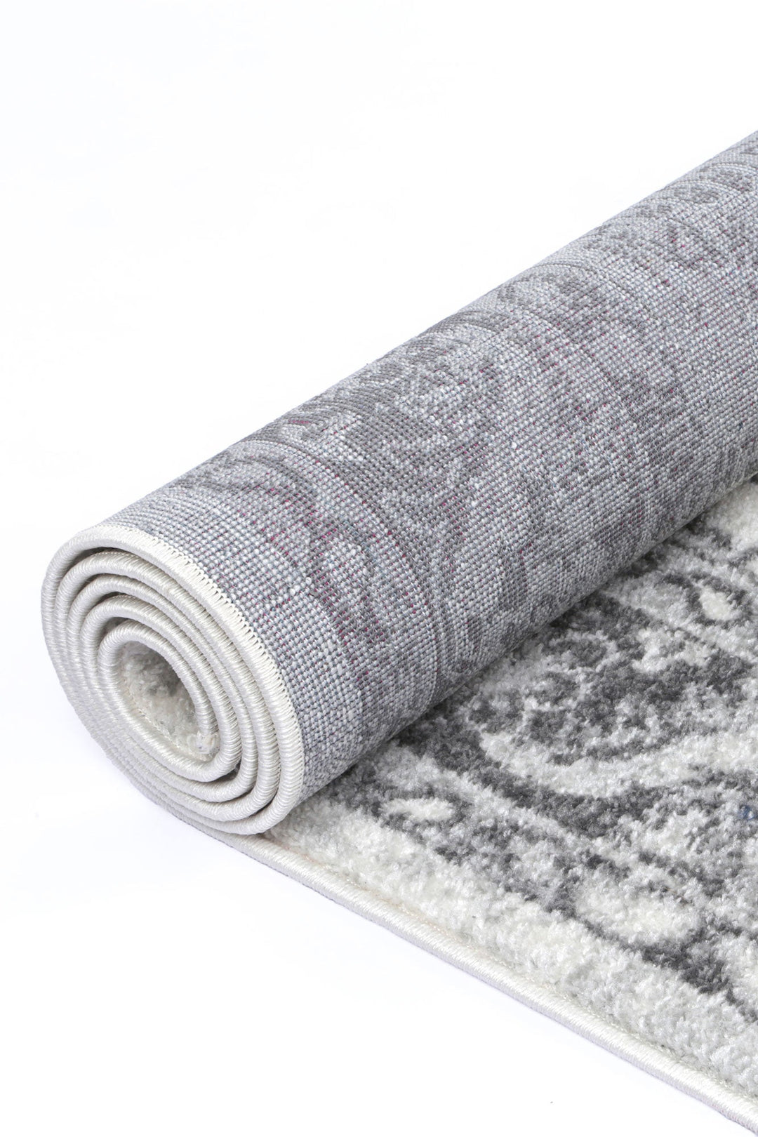 Provence Pau Cream & Grey Traditional Rug - 003