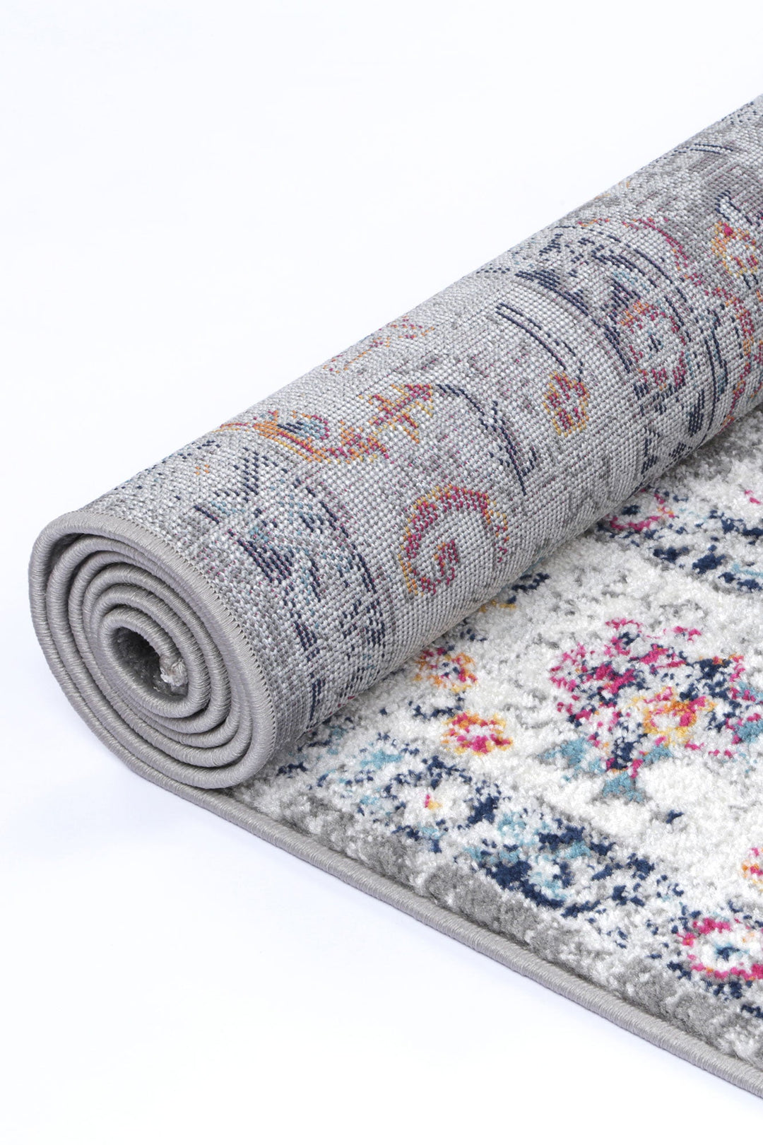 Provence Monaco Grey & Multi Transitional Rug - 019