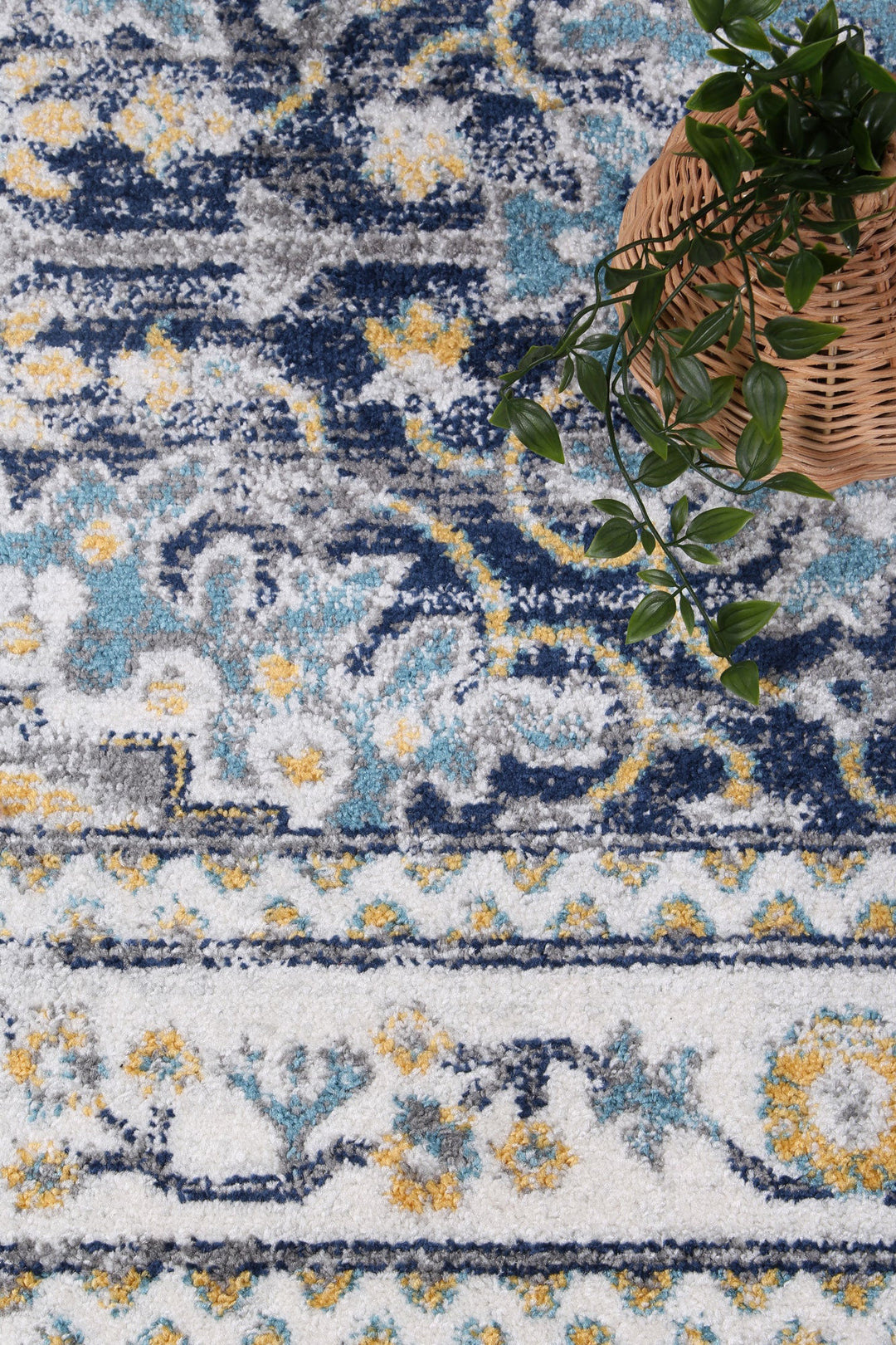 Blue Transitional Rug Provence Frejus Blue Transitional Rug - 021 – Brand Ventures Pty Ltd