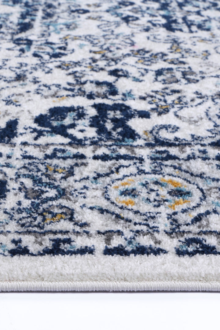 Provence Gruissan Blue & Ivory Transitional Rug - 022
