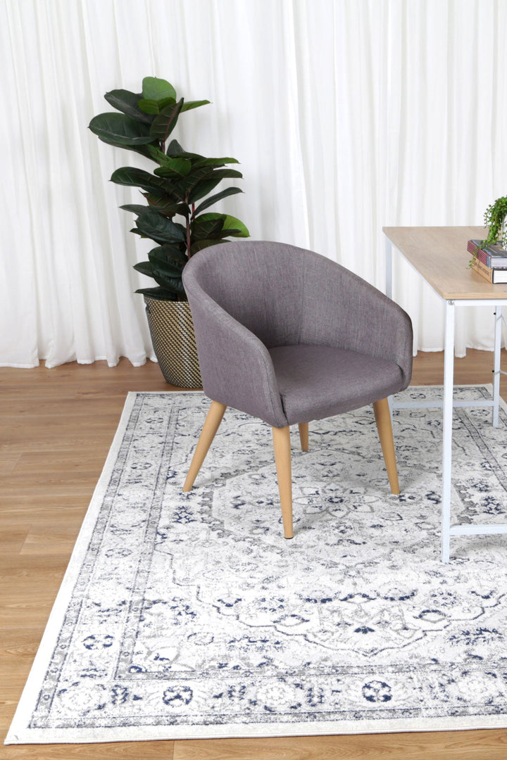 Provence Perols Grey Traditional Rug - 023