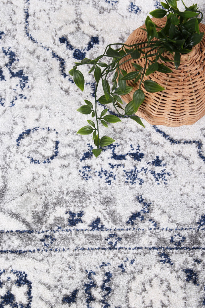 Provence Perols Grey Traditional Rug - 023