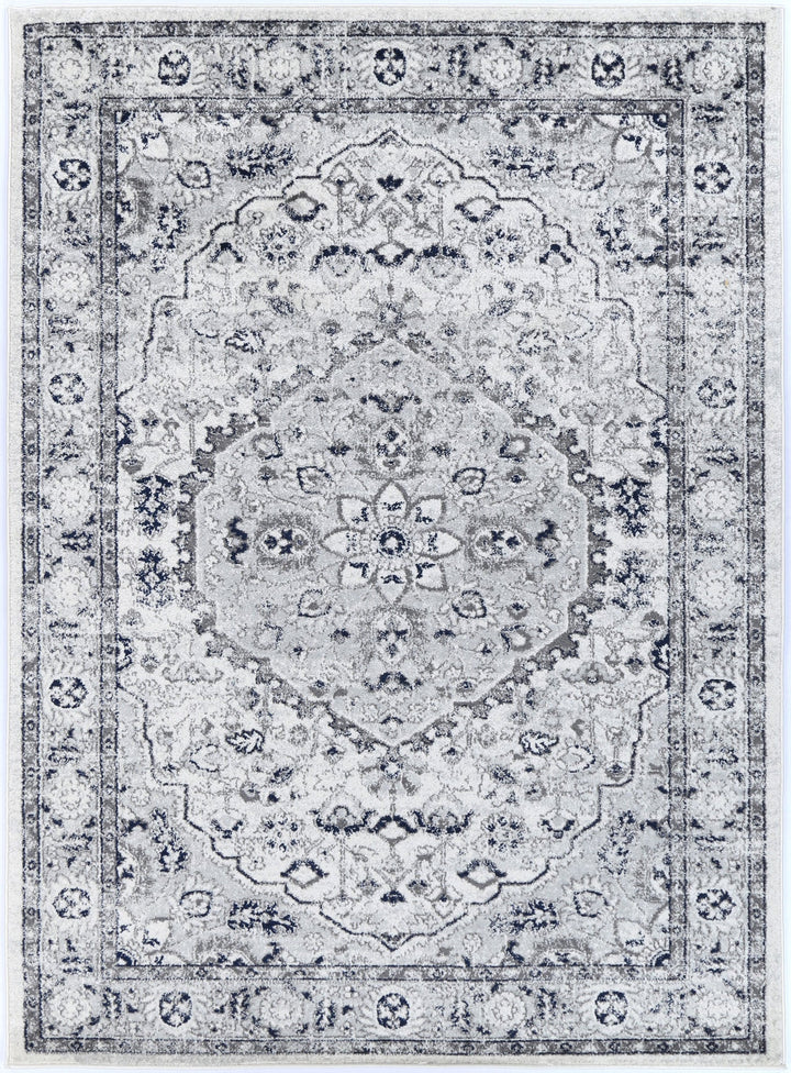 Provence Perols Grey Traditional Rug - 023