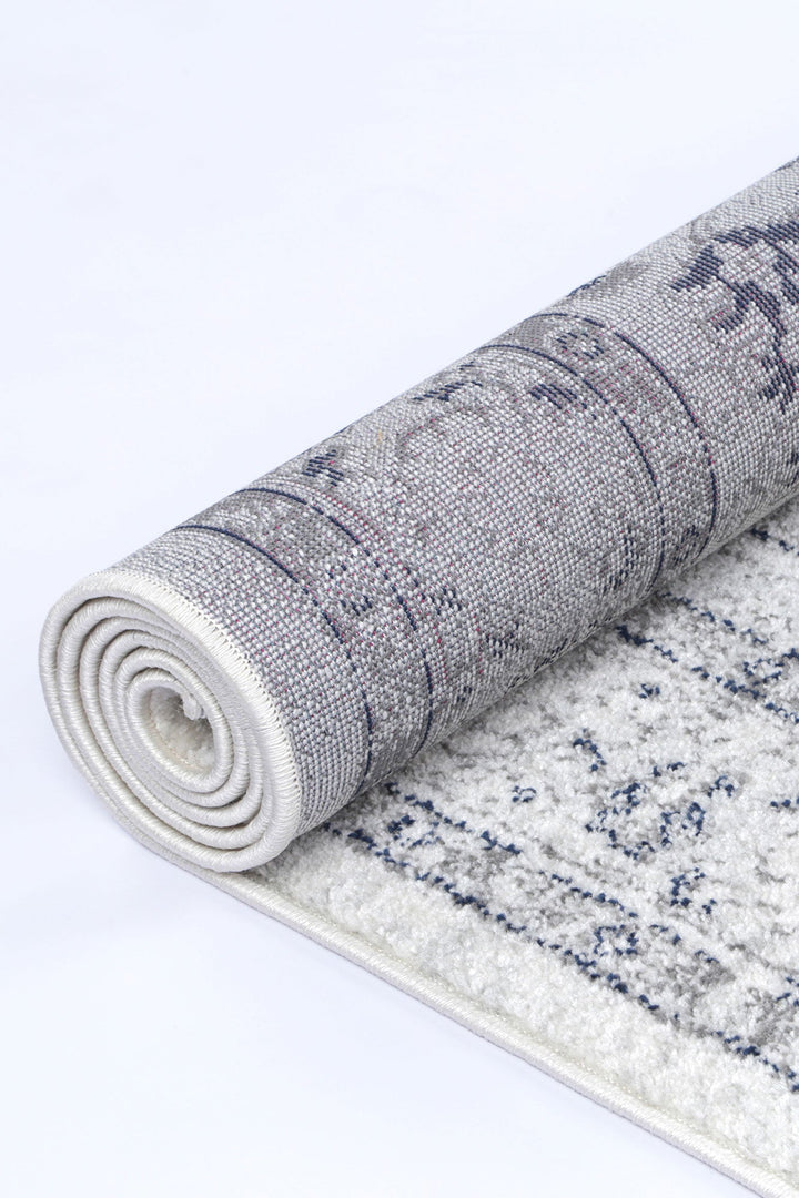 Provence Perols Grey Traditional Rug - 023