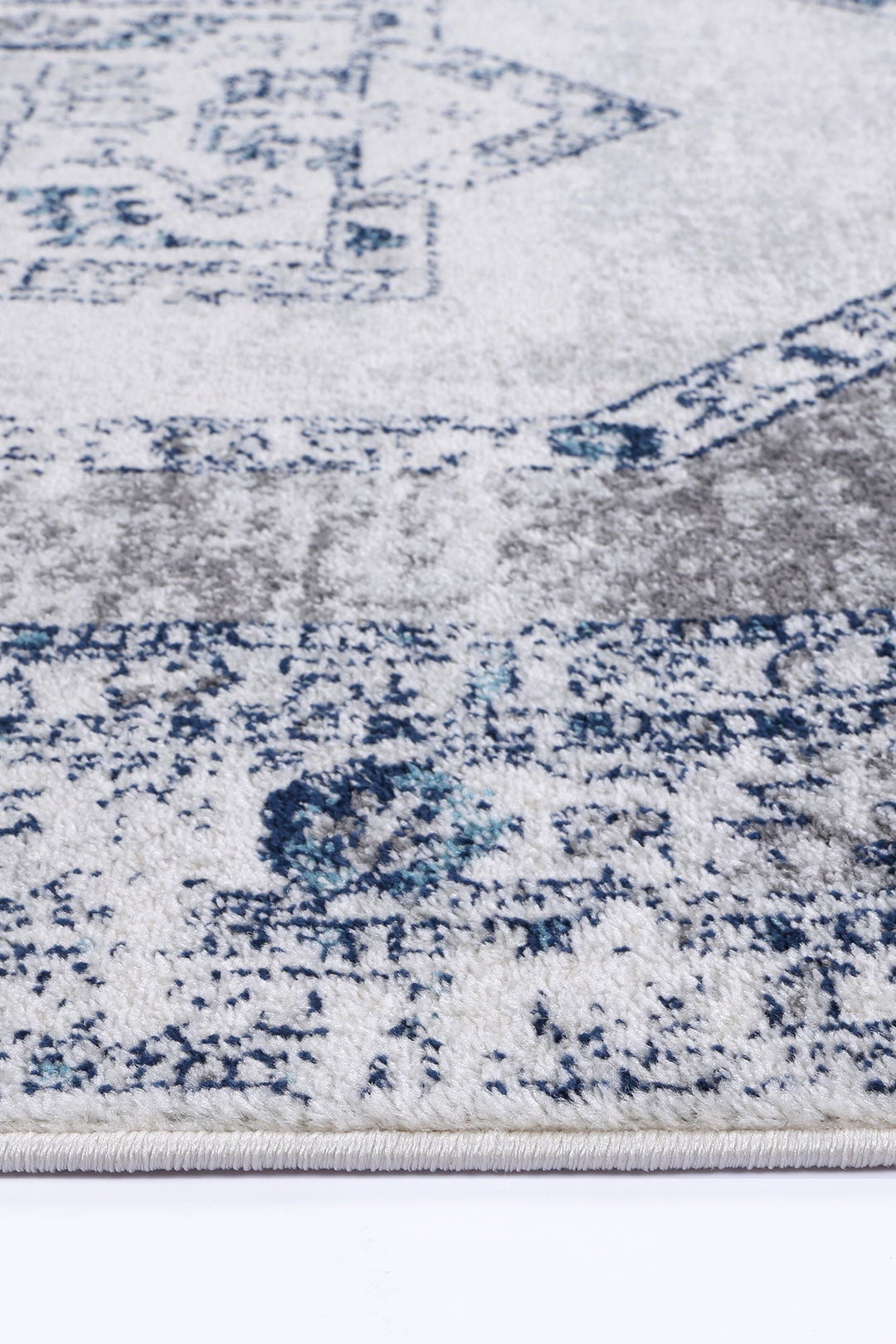 Provence Meze Grey Traditional Rug - 024