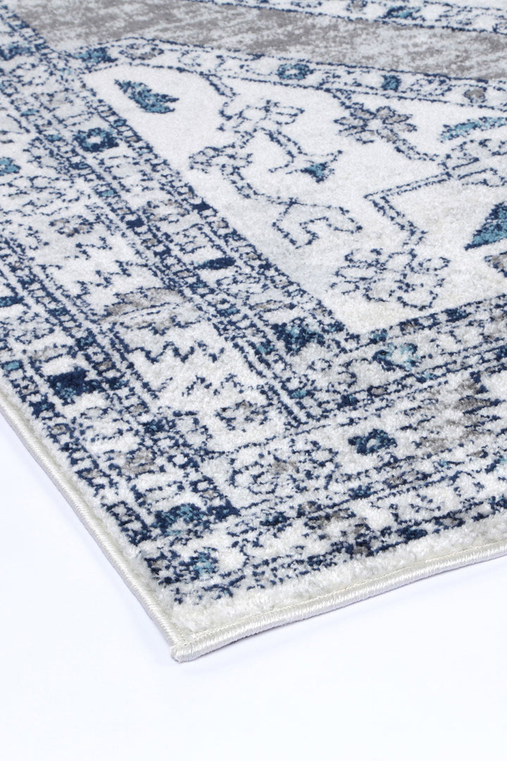 Provence Meze Grey Traditional Rug - 024