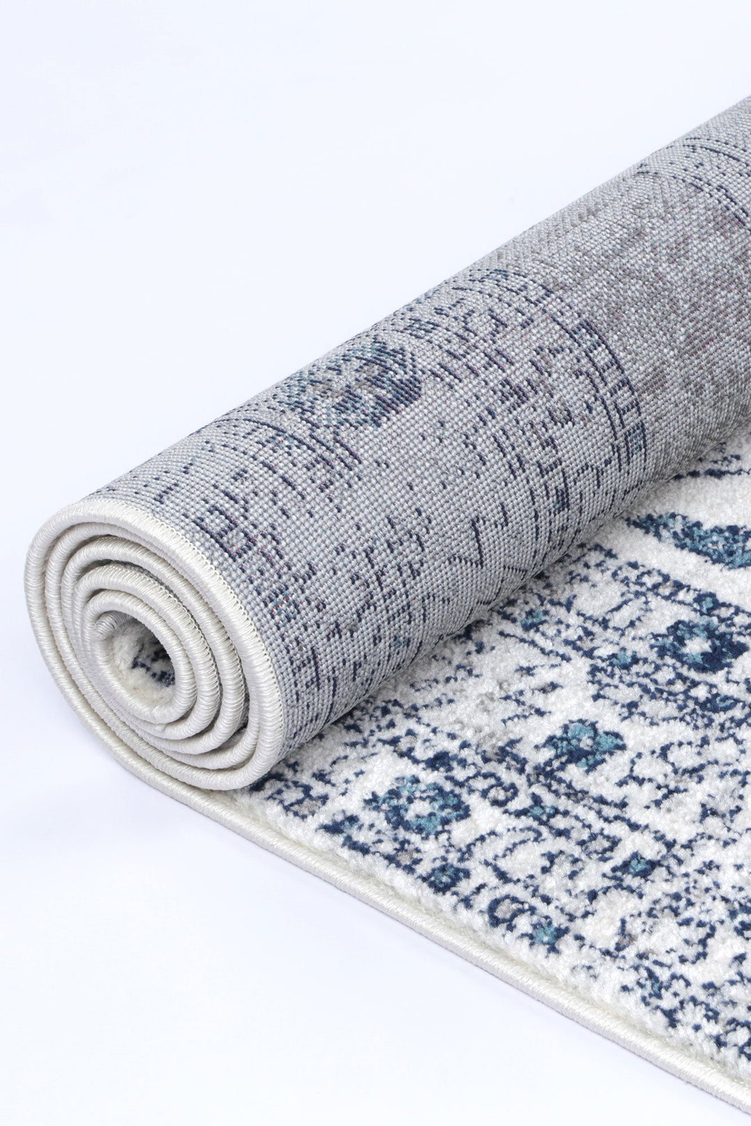 Provence Meze Grey Traditional Rug - 024