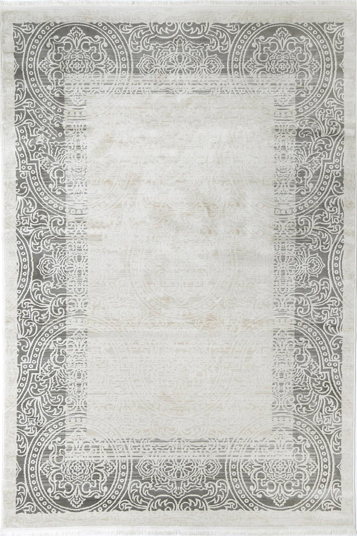 Rapsody Bach Ash Contemporary Rug - 01CREA