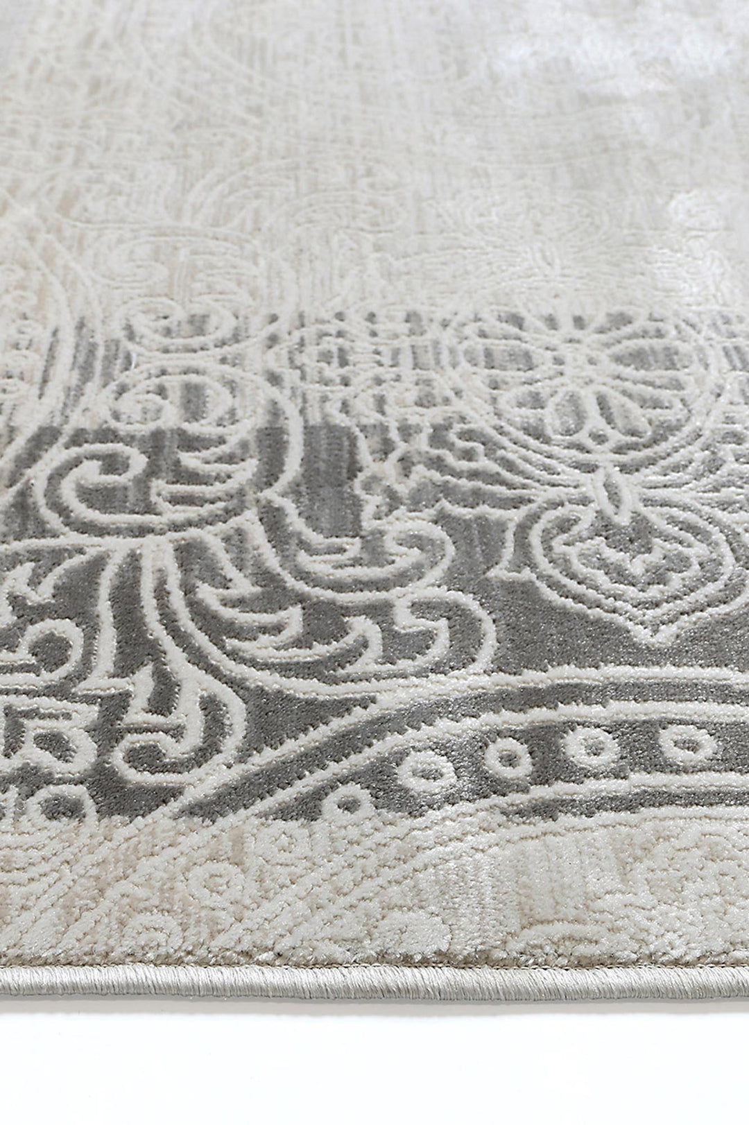 Rapsody Bach Ash Contemporary Rug - 01CREA