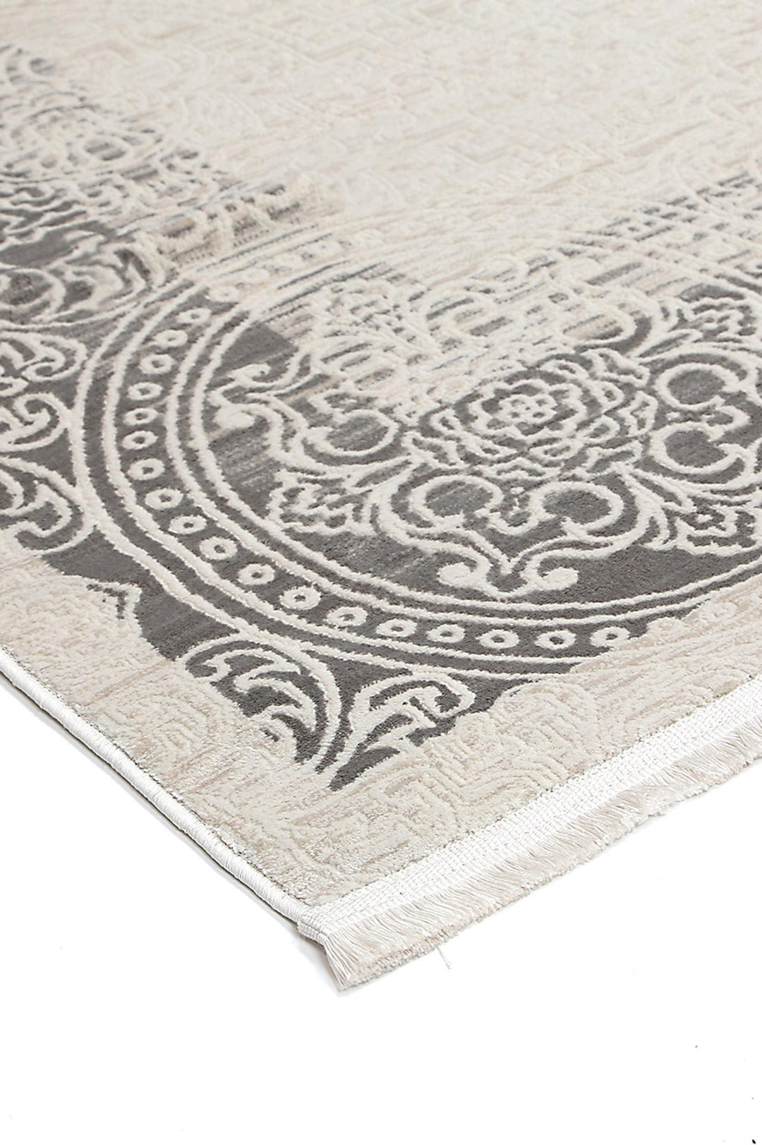 Rapsody Bach Ash Contemporary Rug - 01CREA