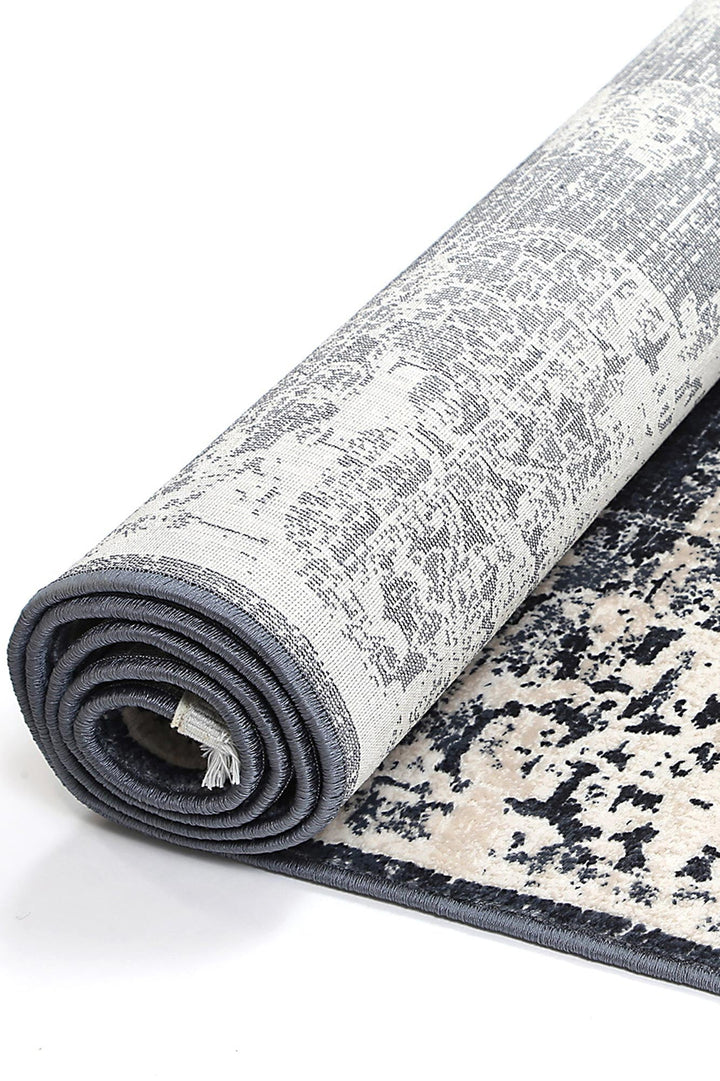 Rapsody Bizet Navy Transitional Rug - 02NAVY