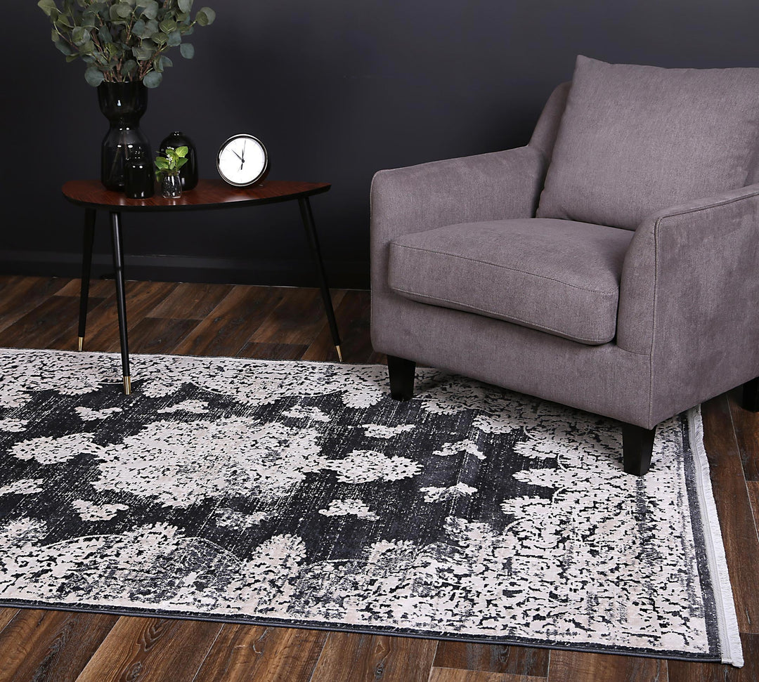 Rapsody Bizet Navy Transitional Rug - 02NAVY