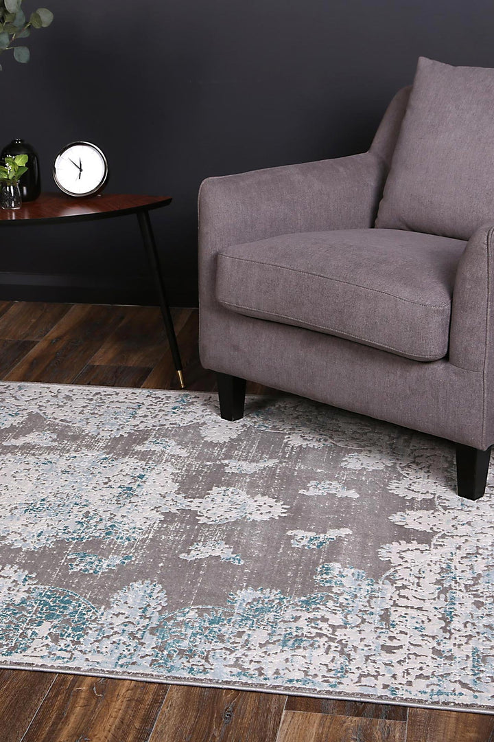Rapsody Bizet Blue Traditional Rug - 03BLUE
