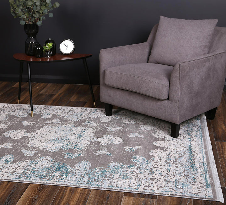 Rapsody Bizet Blue Traditional Rug - 03BLUE
