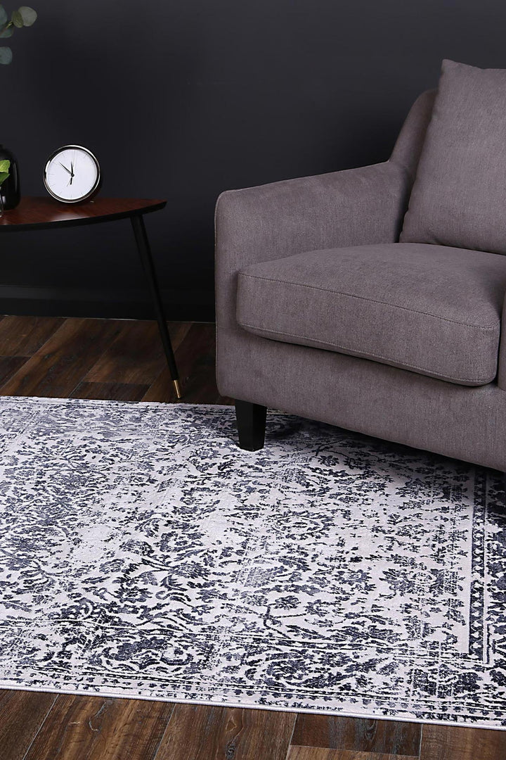 Rapsody Chopin Navy Transitional Rug - 04NAVY