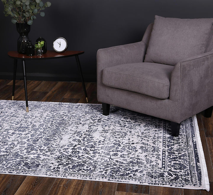 Rapsody Chopin Navy Transitional Rug - 04NAVY