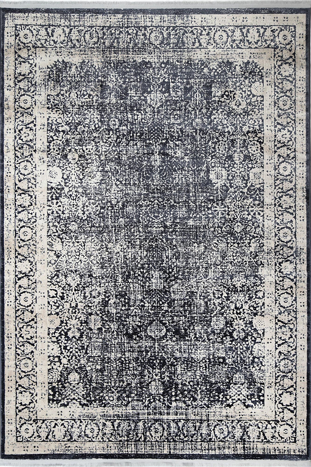 Rapsody Liszt Navy Transitional Rug - 07NAVY