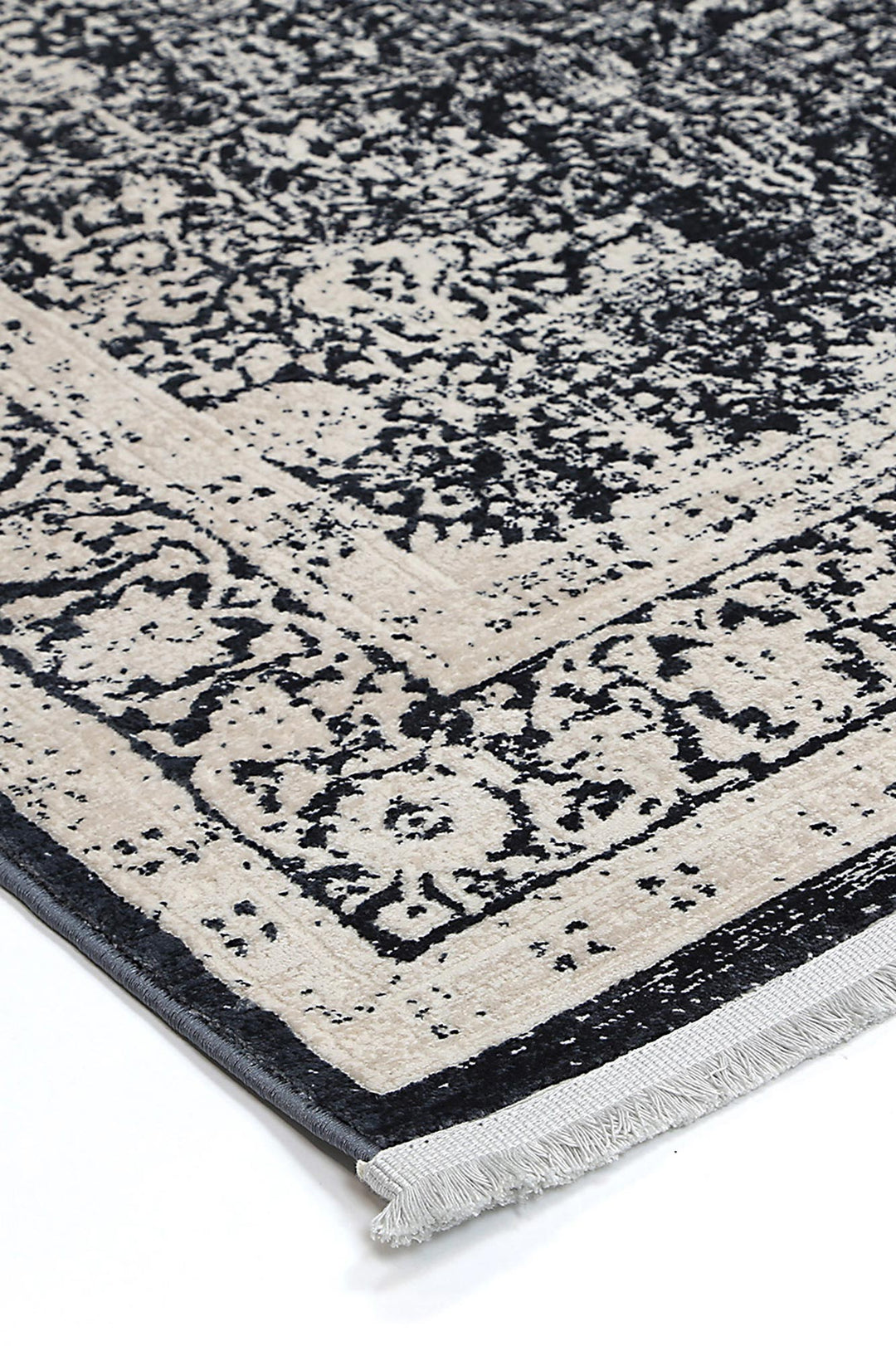 Rapsody Liszt Navy Transitional Rug - 07NAVY
