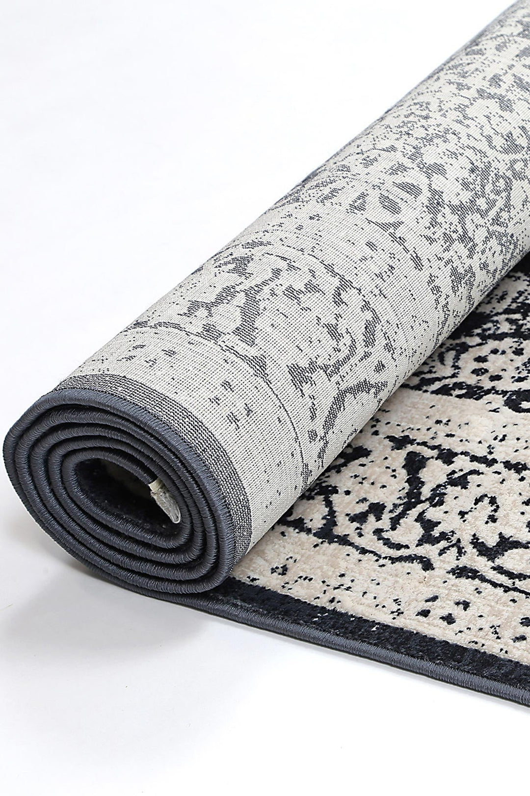 Rapsody Liszt Navy Transitional Rug - 07NAVY