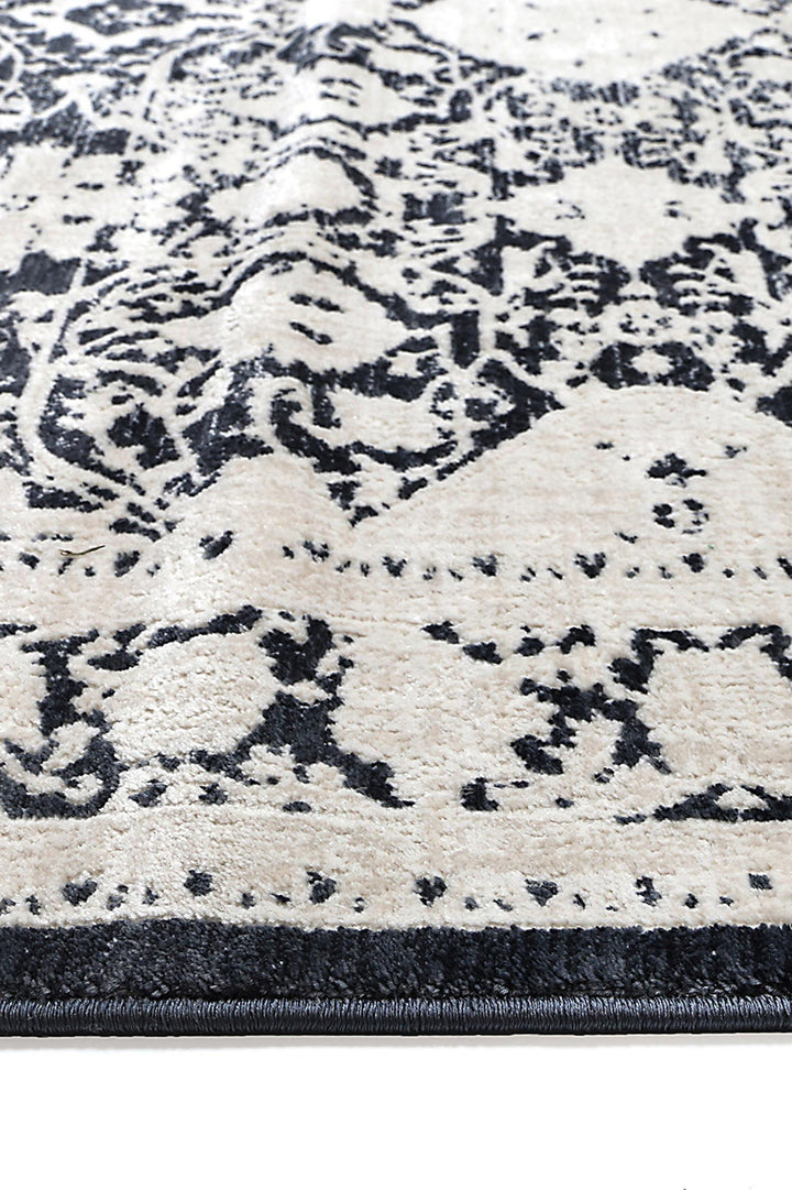 Rapsody Rossini Navy Traditional Rug - 09NAVY