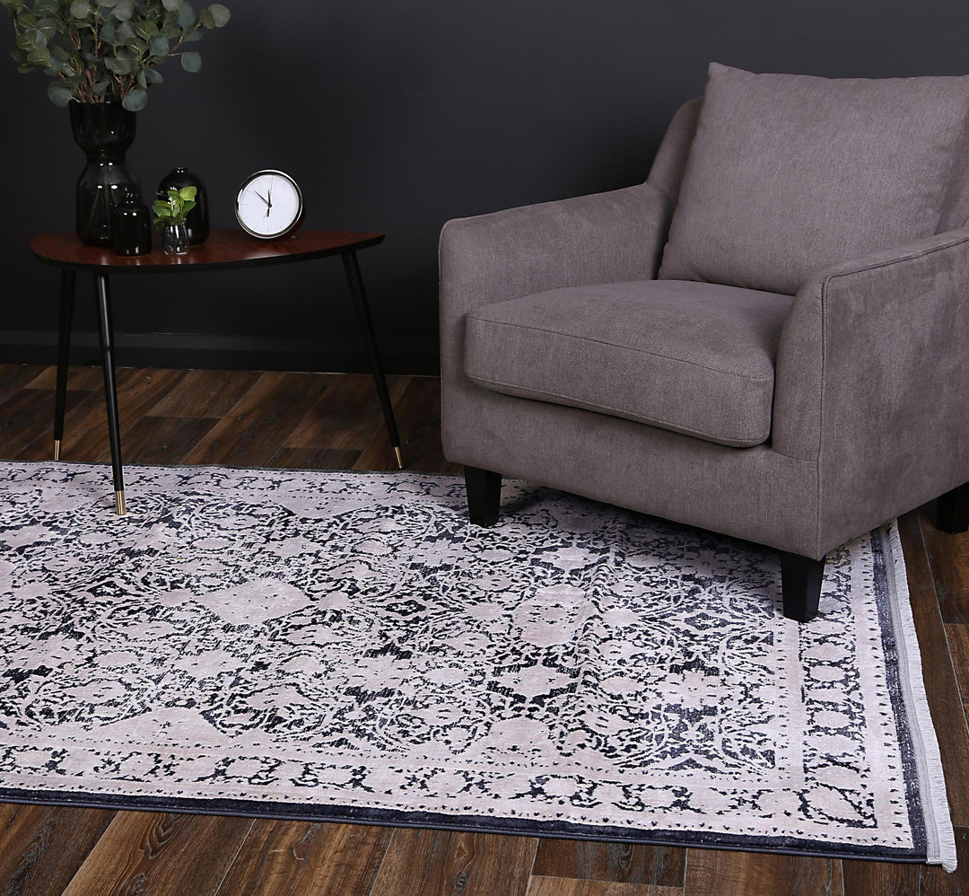 Rapsody Rossini Navy Traditional Rug - 09NAVY