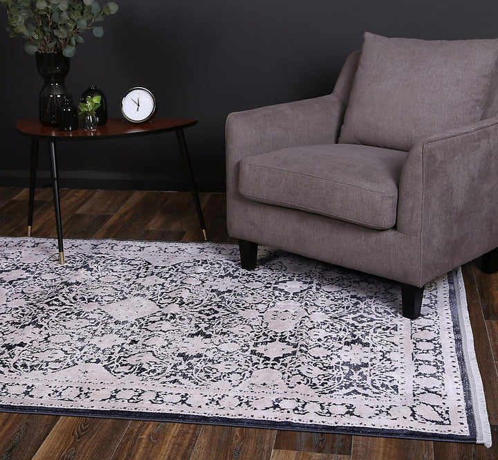 Rapsody Rossini Navy Traditional Rug - 09NAVY