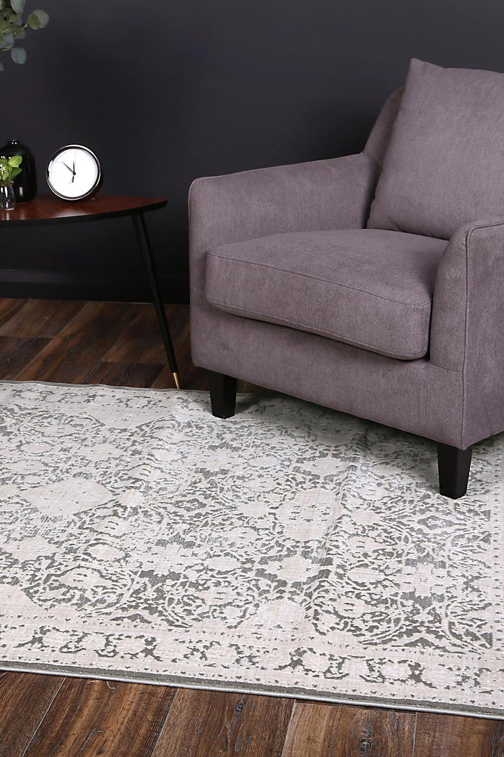Rapsody Rossini Grey Traditional Rug - 10GREY