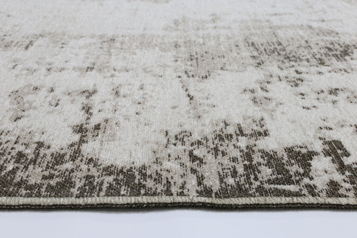 Rustic Faded Beige Abstract Rug - 6121 BEIG