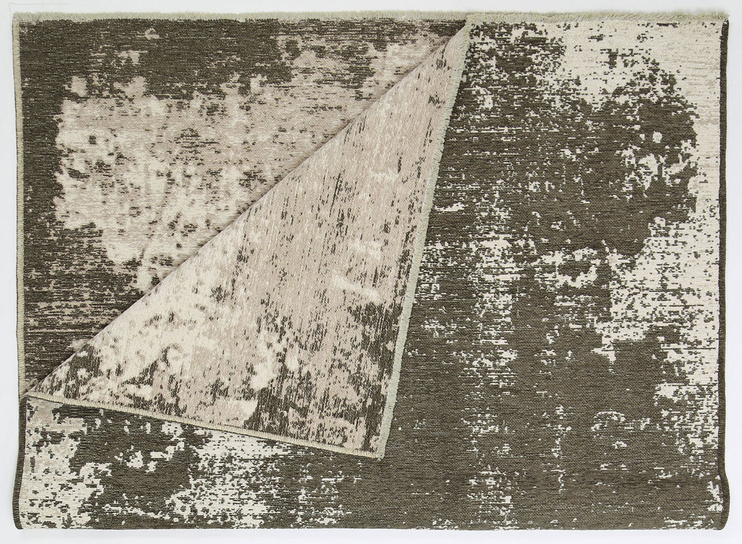 Rustic Faded Beige Abstract Rug - 6121 BEIG