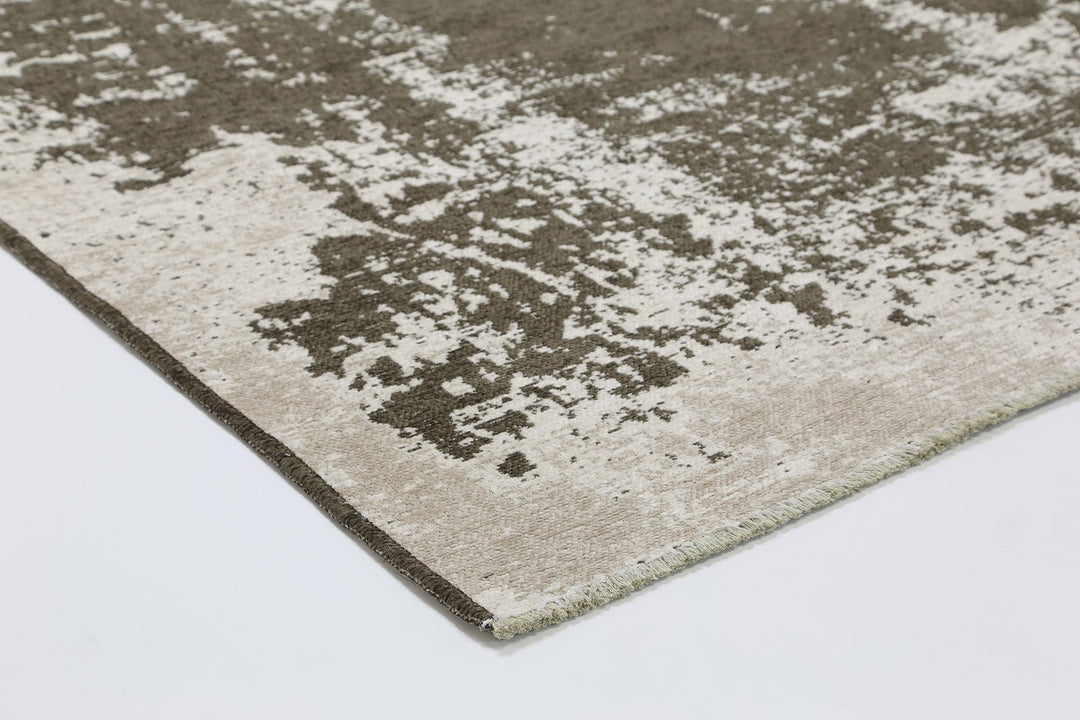 Rustic Faded Beige Abstract Rug - 6121 BEIG