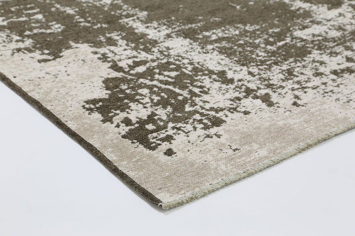 Rustic Faded Beige Abstract Rug - 6121 BEIG