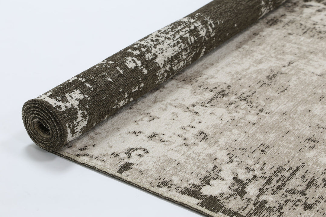 Rustic Faded Beige Abstract Rug - 6121 BEIG
