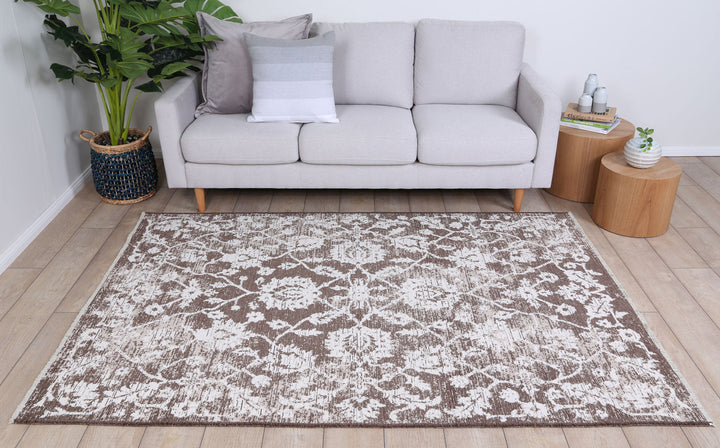 Rustic Vineyard Beige Contemporary Rug - 6122 BEIG
