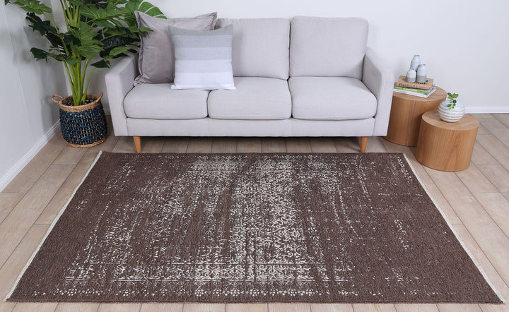 Rustic Homestead Beige & Cream Contemporary Rug - 6123 BEIG