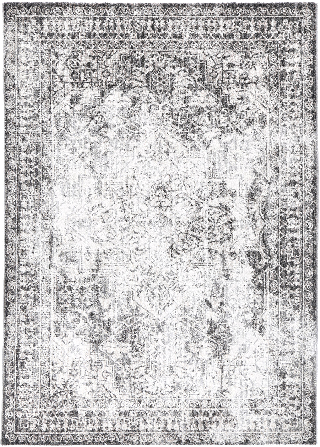 Salsa Carine Ivory & Grey Transitional Rug - SALS08