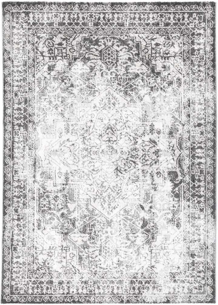 Salsa Carine Ivory & Grey Transitional Rug - SALS08