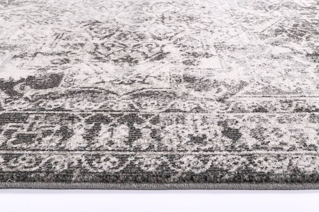 Salsa Carine Ivory & Grey Transitional Rug - SALS08