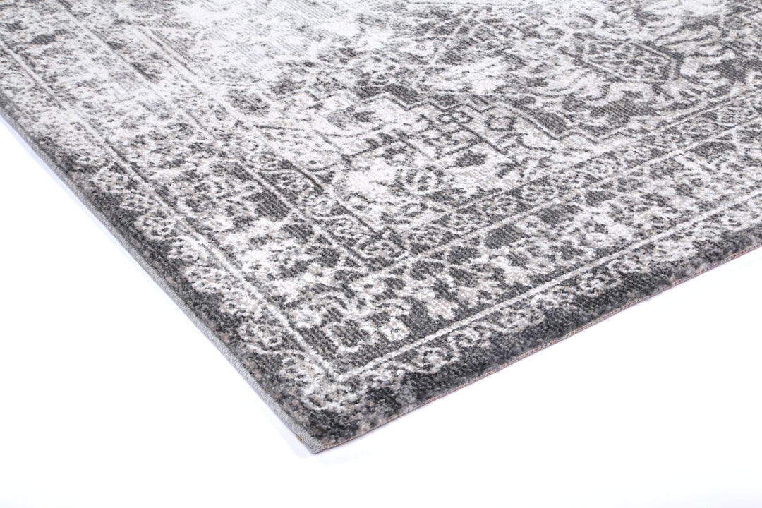 Salsa Carine Ivory & Grey Transitional Rug - SALS08