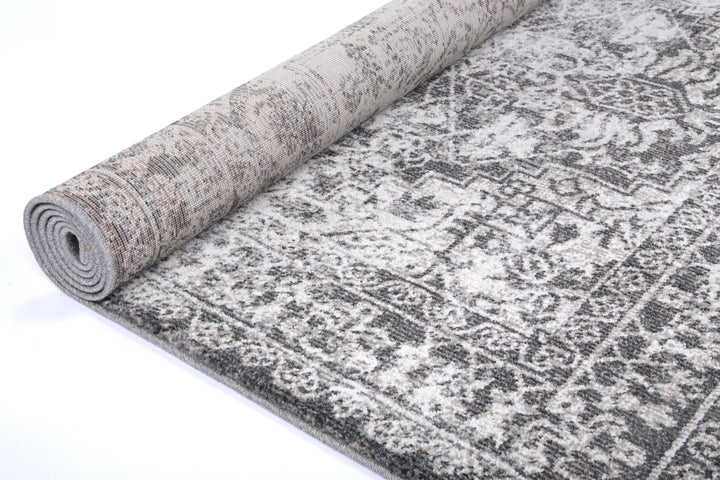 Salsa Carine Ivory & Grey Transitional Rug - SALS08