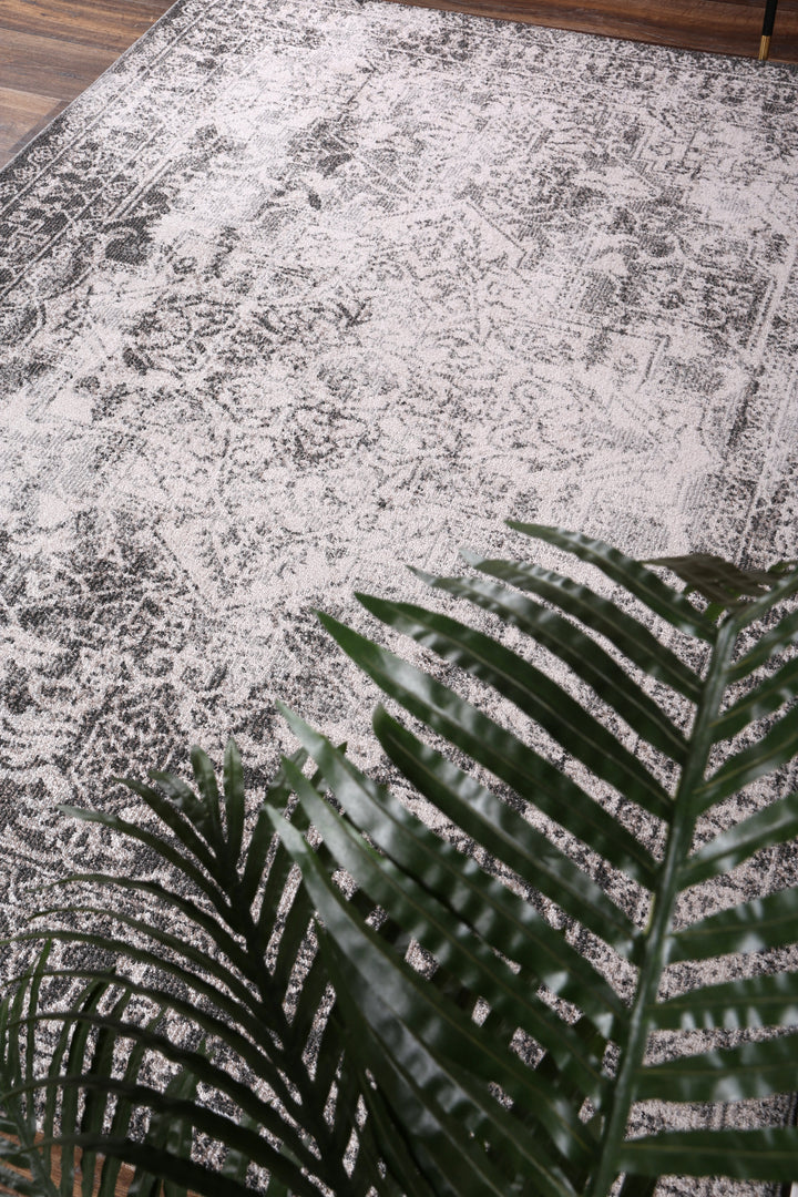 Salsa Carine Ivory & Grey Transitional Rug - SALS08