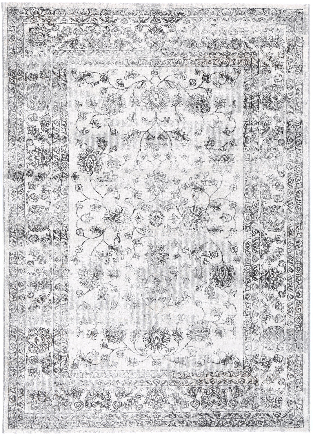 Salsa Serena Grey & Ivory Rug - SALS15