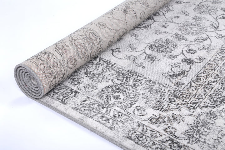 Salsa Serena Grey & Ivory Rug - SALS15