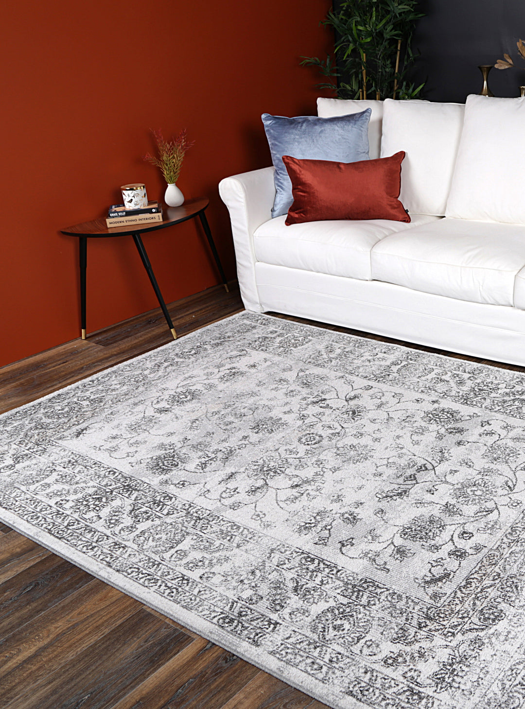 Salsa Serena Grey & Ivory Rug - SALS15