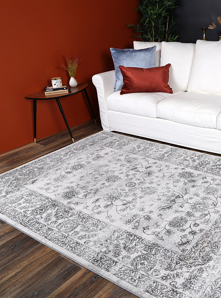 Salsa Serena Grey & Ivory Rug - SALS15