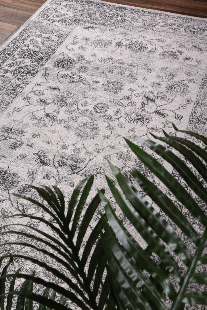 Salsa Serena Grey & Ivory Rug - SALS15