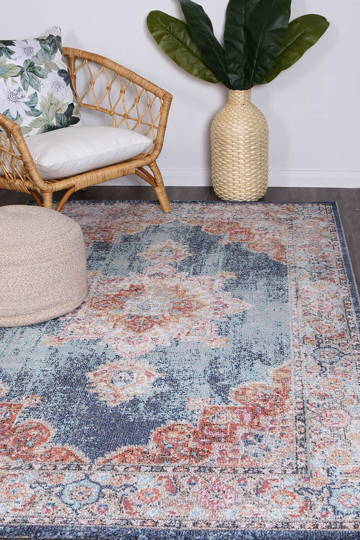 Salsa Brentwood Transitional Navy Rug - 20295 035