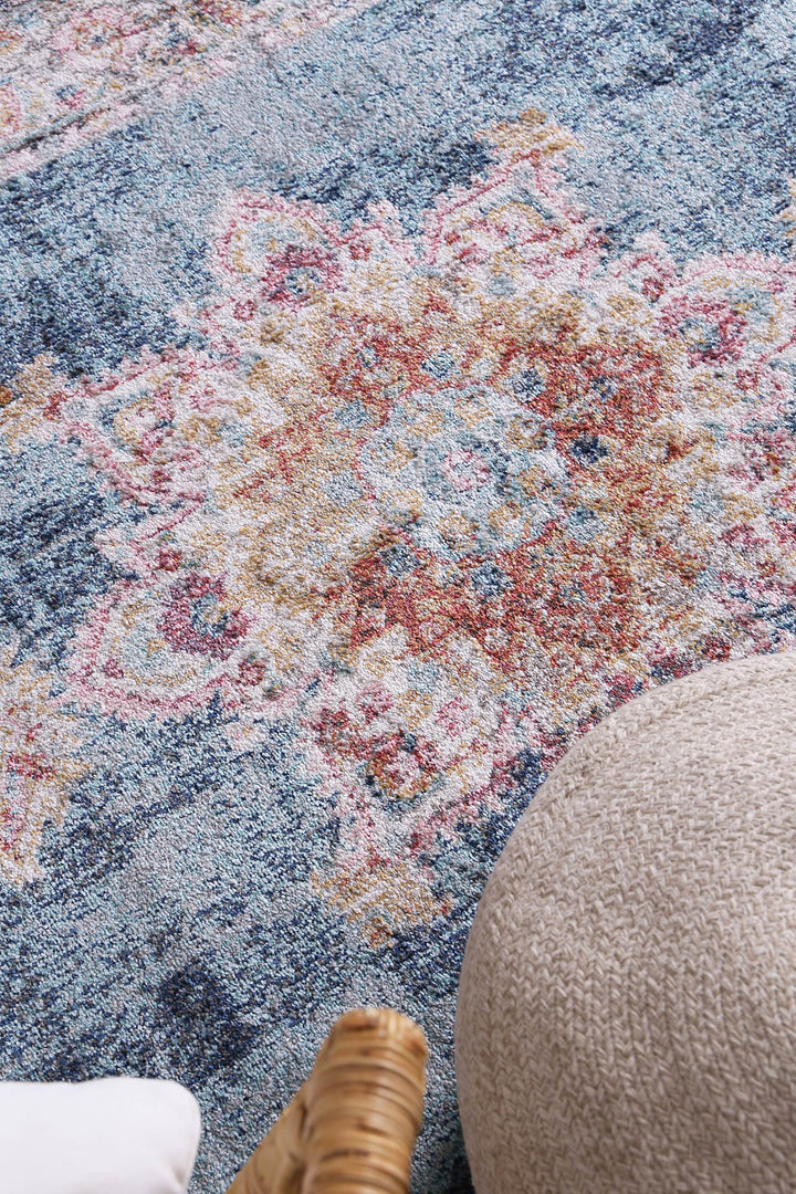 Salsa Brentwood Transitional Navy Rug - 20295 035
