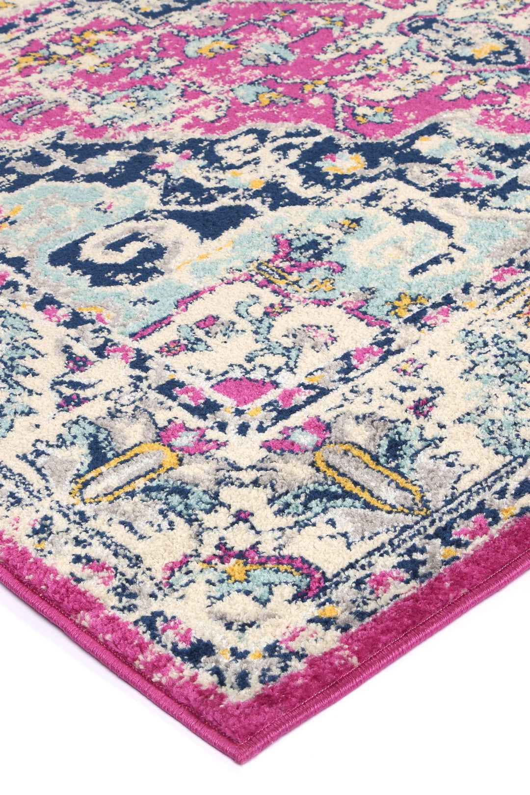 Sicily Carleone Pink & Blue Transitional Rug - 08