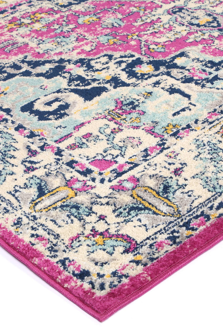 Sicily Carleone Pink & Blue Transitional Rug - 08