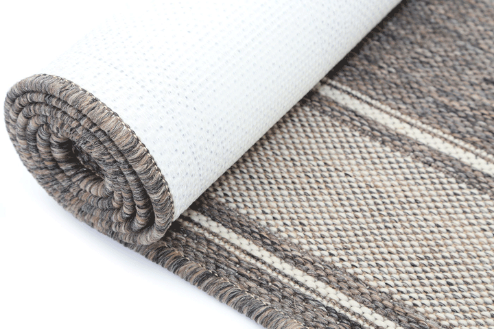 Sisalo Brown Beige Outdoor Bordered Rug - 3885/W71-E